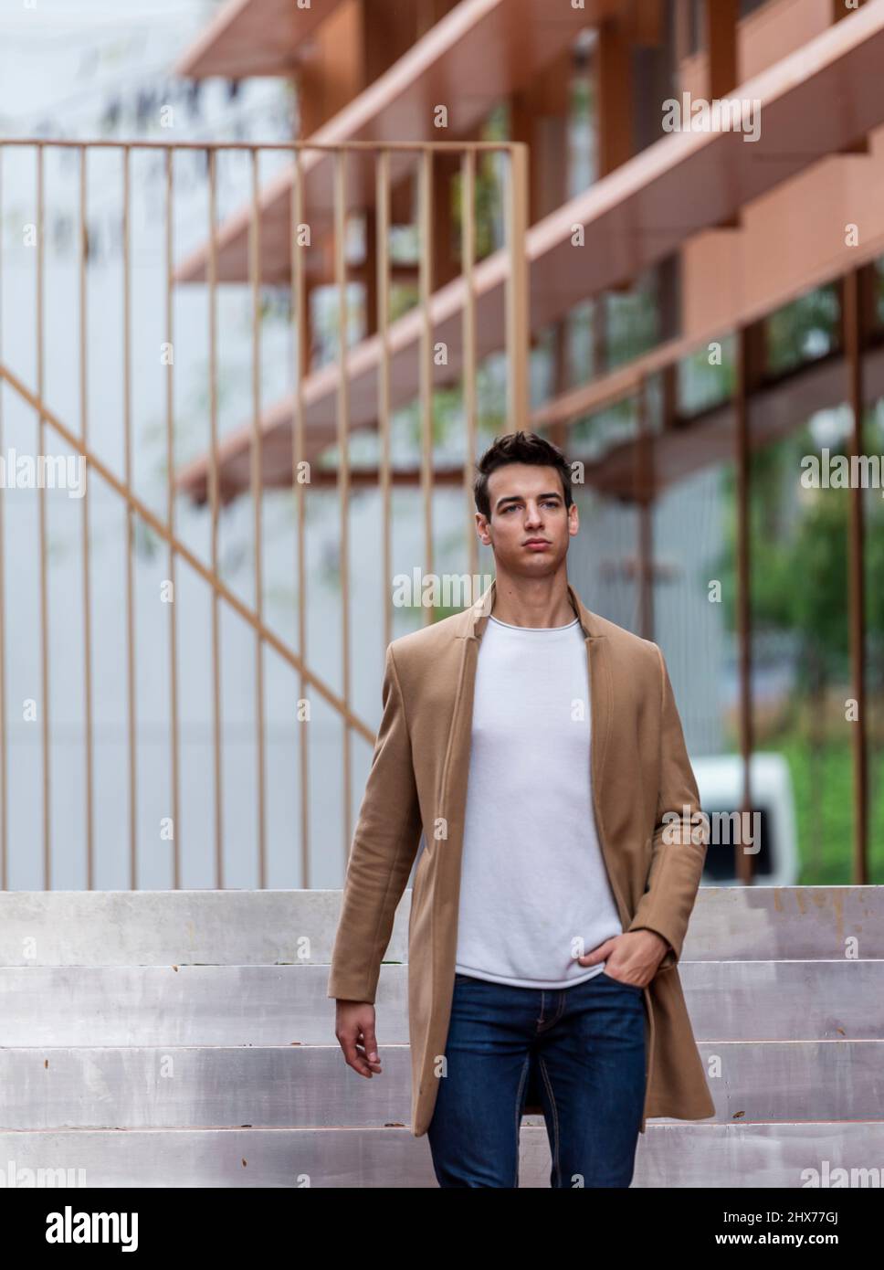 Man wearing winter jacket hi-res stock photography and images - Alamy