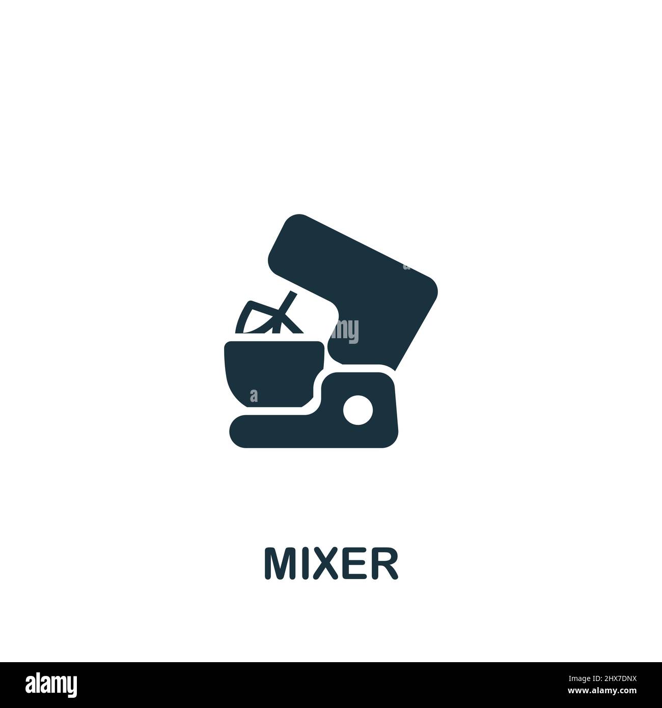 Mixer icon. Monochrome simple icon for templates, web design and