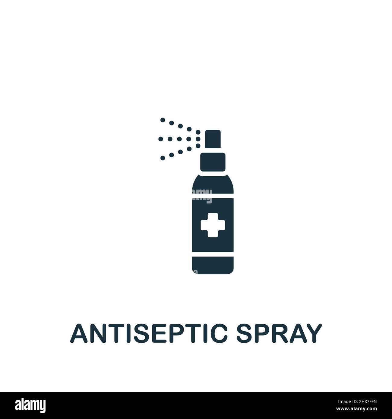 Antiseptic Spray icon. Simple line element symbol for templates, web