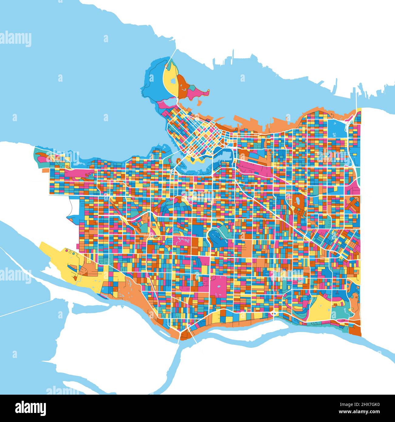 Map Vancouver Hi Res Stock Photography And Images Alamy
