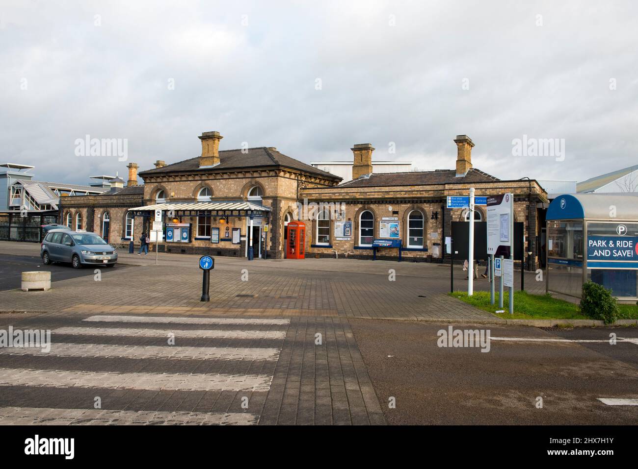 Loughborough railway station, Borough of Charnwood Leicestershire, England Stock Photo