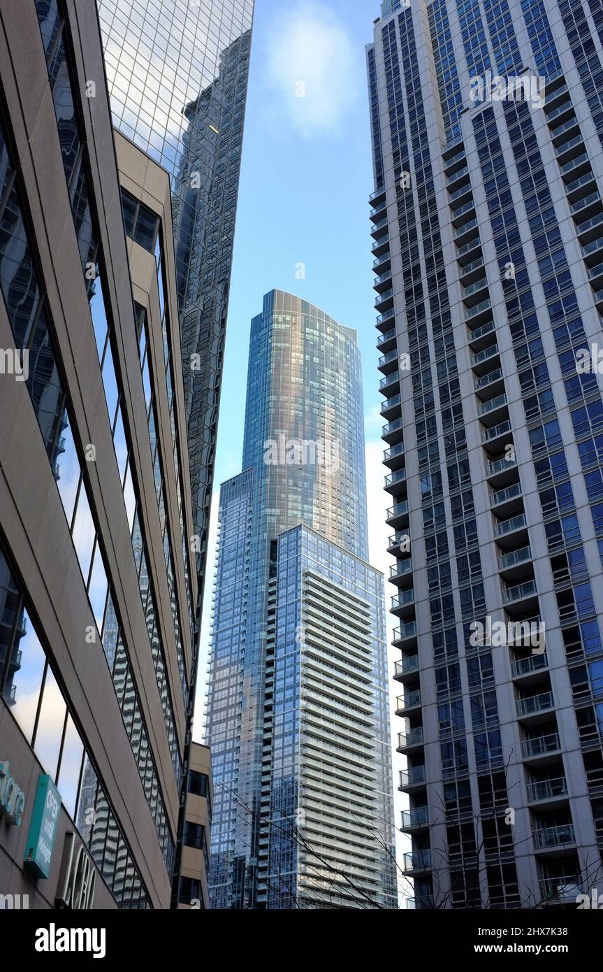 Condo buildings in Downtown Toronto Stock Photo