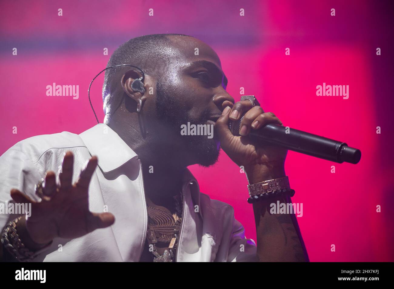 London, UK. 5th March 2022.   Davido performs at the O2 Arena Photographed by Michael Tubi/Alamy News Stock Photo
