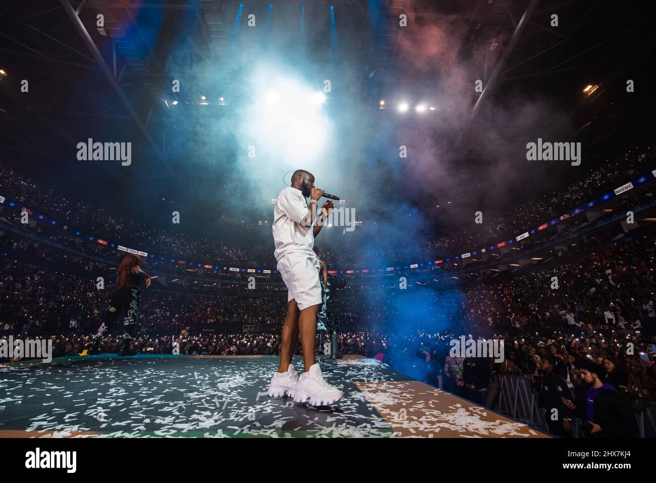 London, UK. 5th March 2022.   Davido performs at the O2 Arena Photographed by Michael Tubi/Alamy News Stock Photo