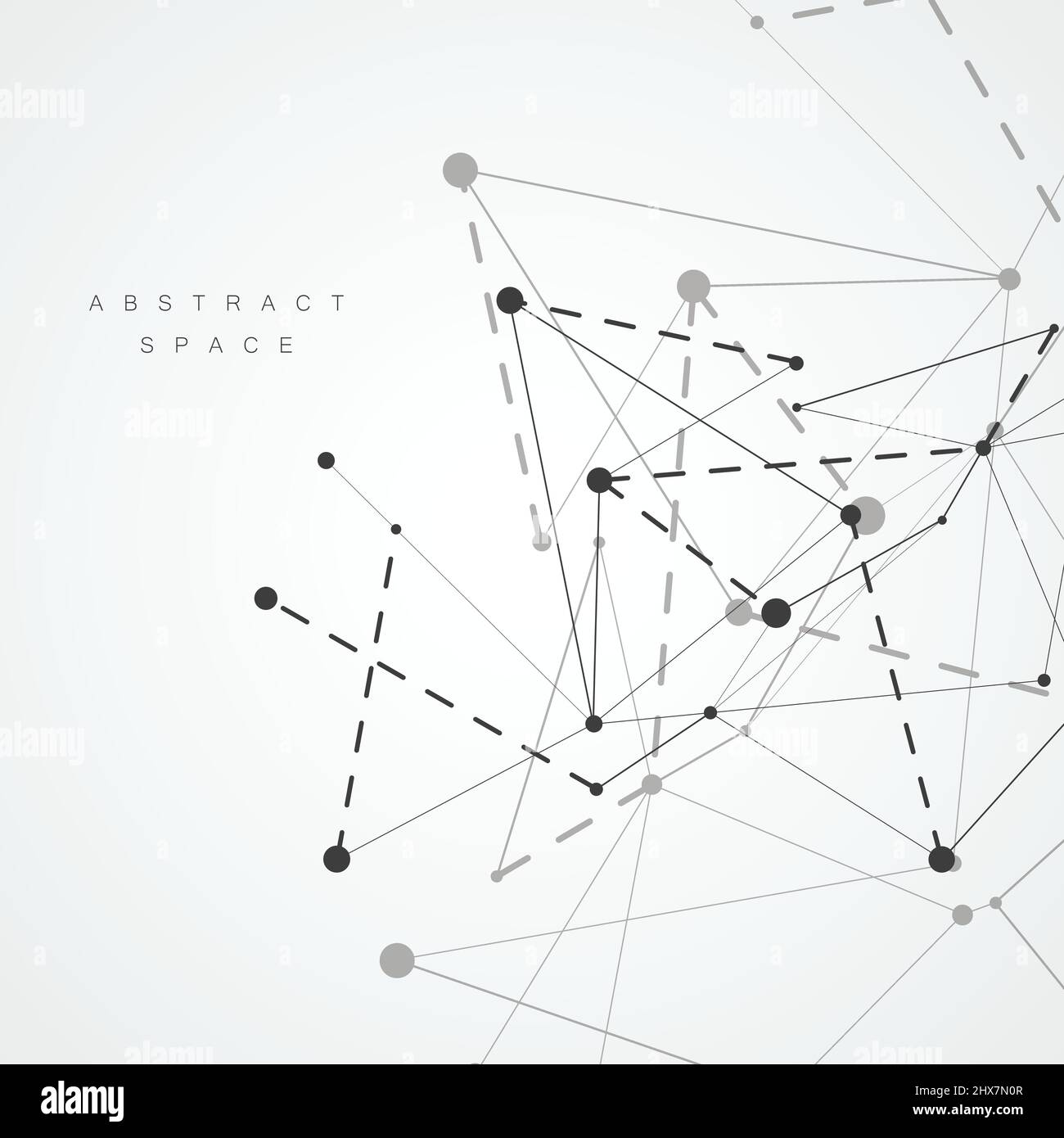 Abstract polygonal background connecting dots and lines Stock Vector ...