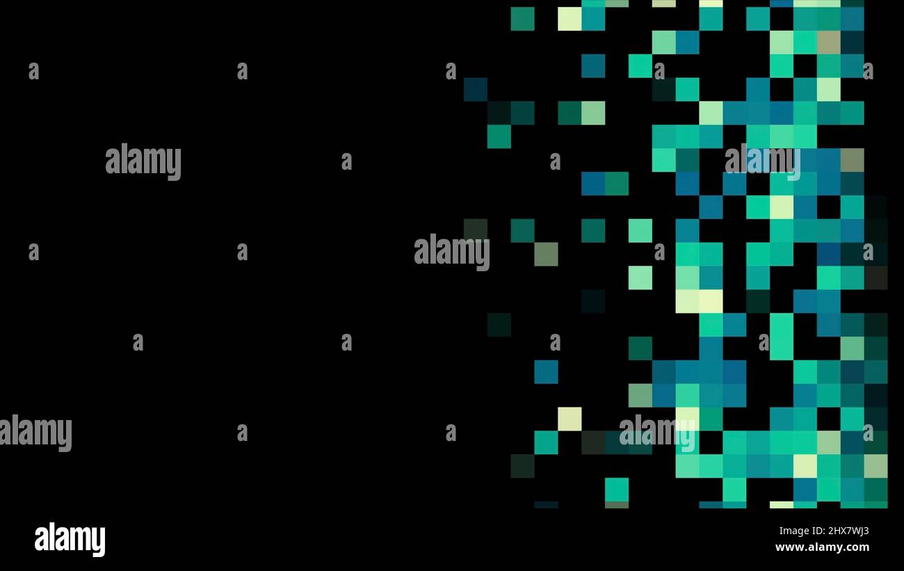 Unique abstract pixel animation. Animation. Abstract animation of ...