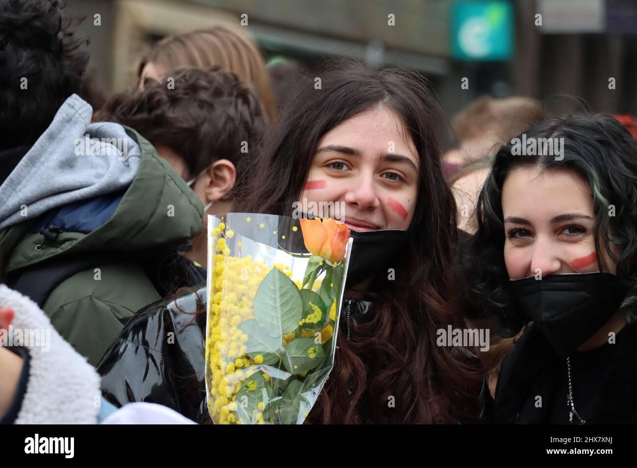 Feminist march women day italy hires stock photography and images Alamy