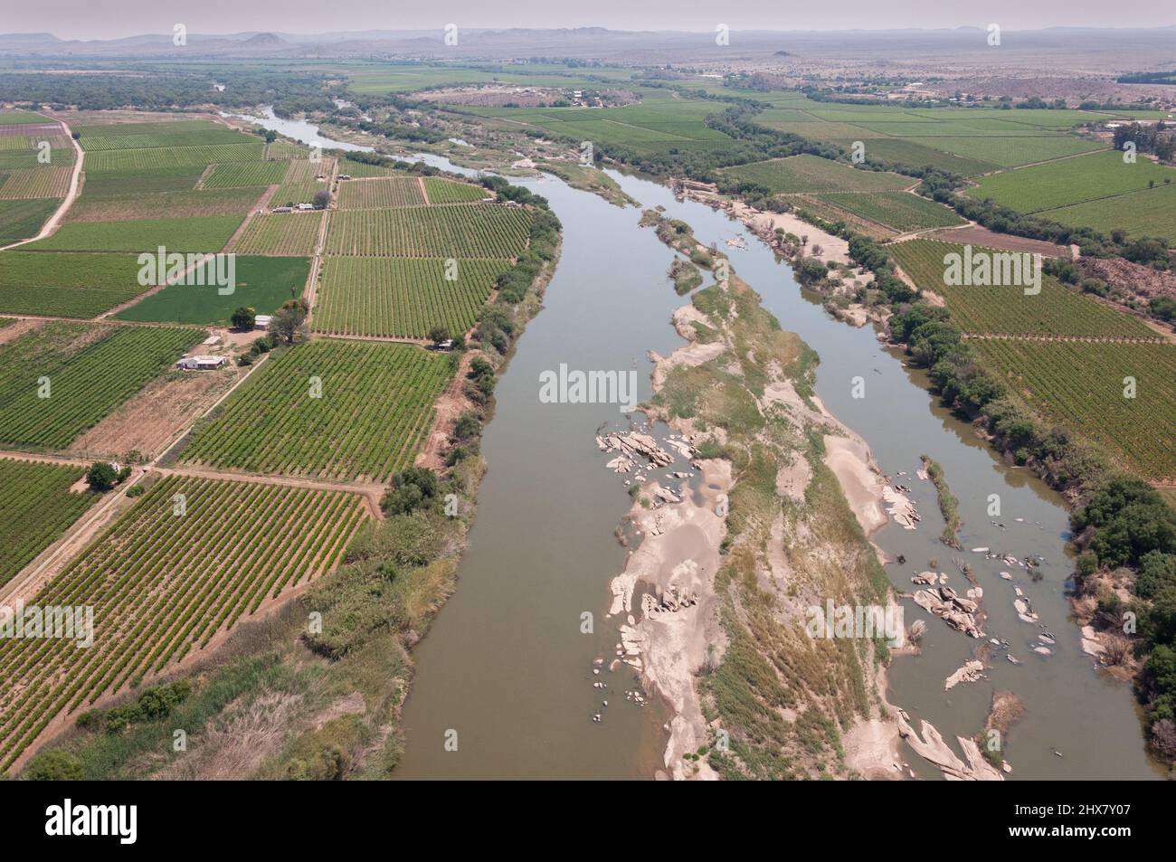 Orange river near Upington, South Africa Stock Photo Alamy