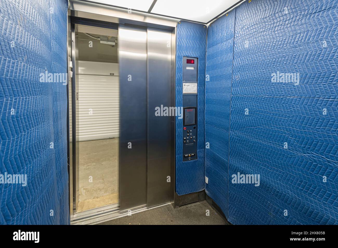 Elevator Interior Stock Photo