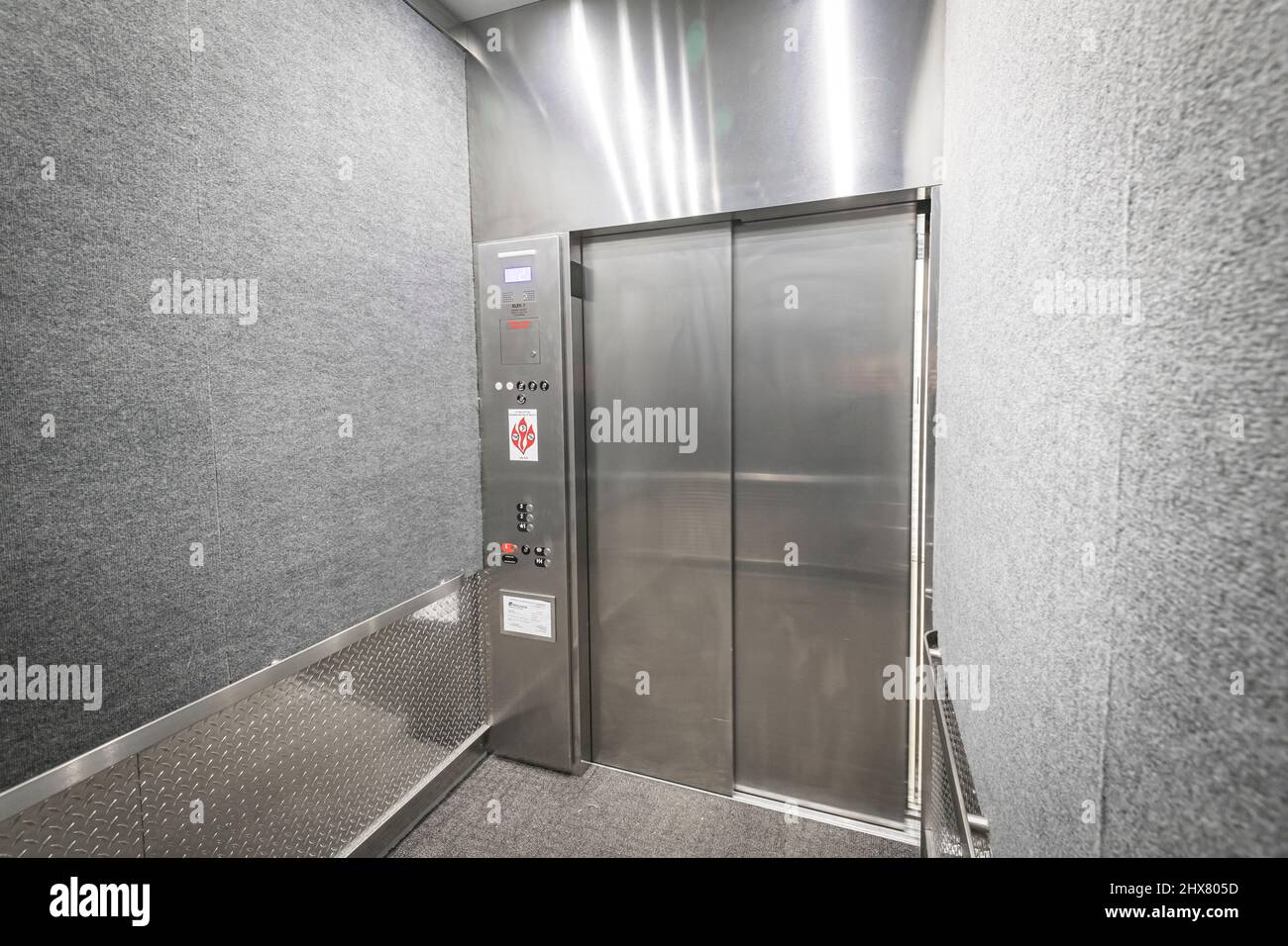 Elevator Interior Stock Photo