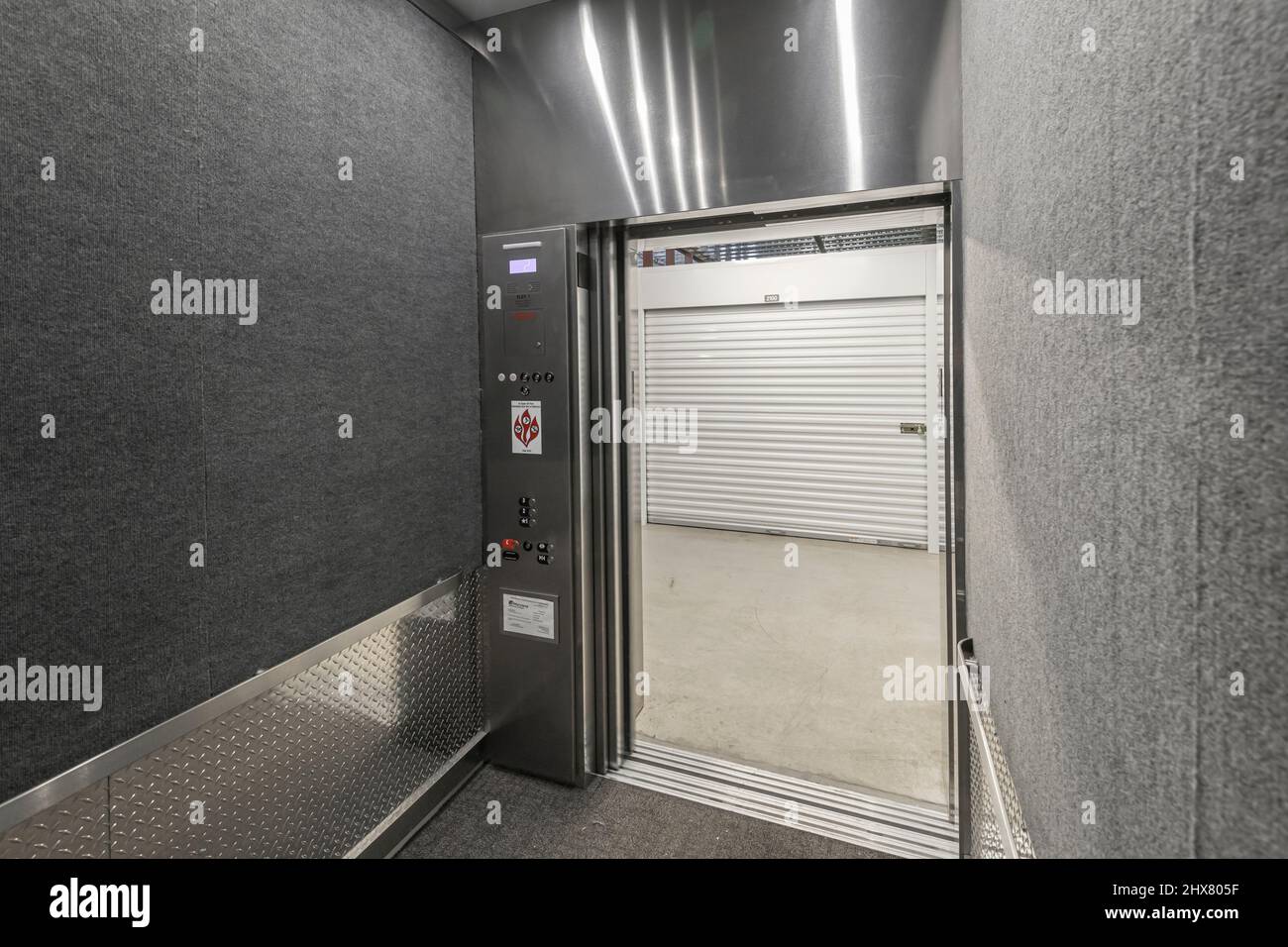 Elevator Interior Stock Photo