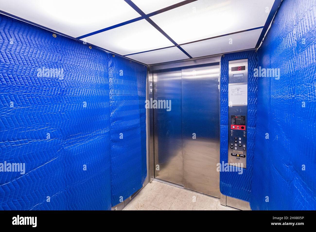 Elevator Interior Stock Photo
