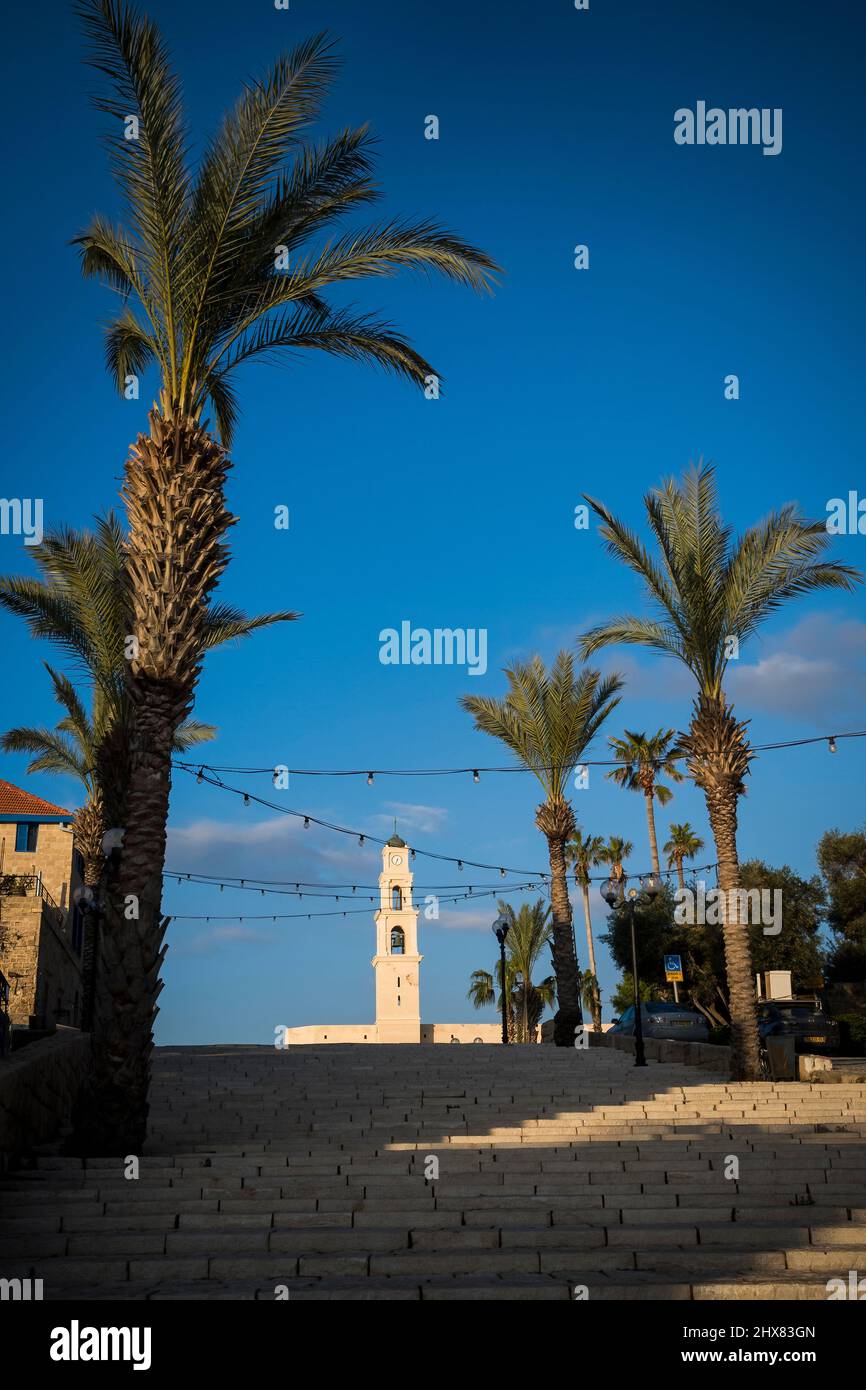 Jaffa historic district by Tel Aviv in Israel Stock Photo