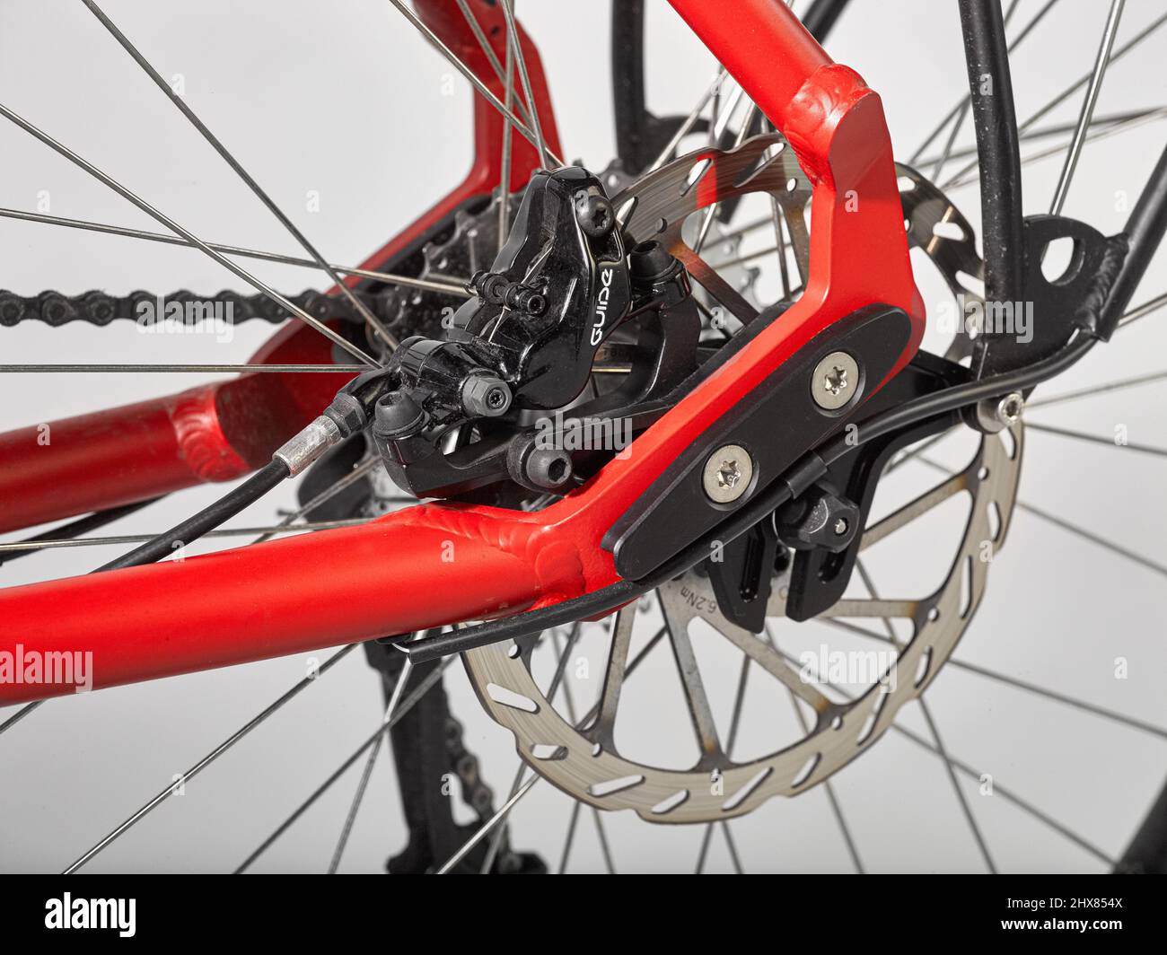 Bike rear brake caliper outlet