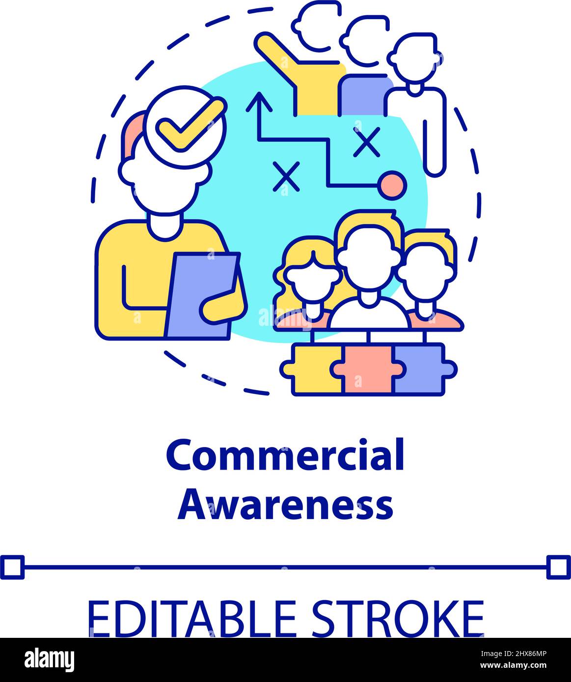 Commercial awareness concept icon Stock Vector Image & Art Alamy