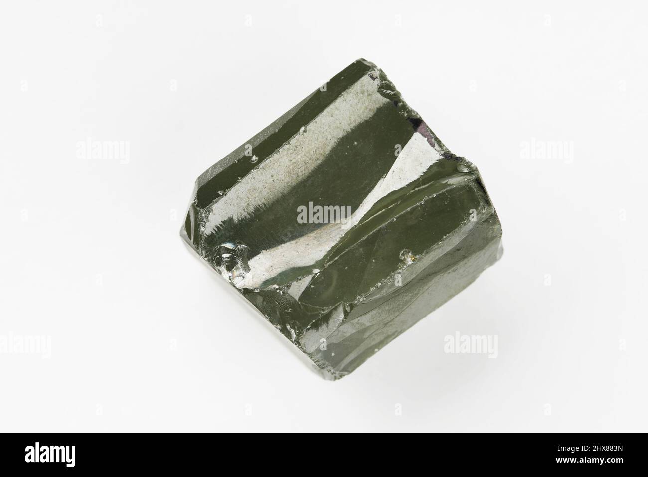 Raw green cubic zirconia Stock Photo - Alamy