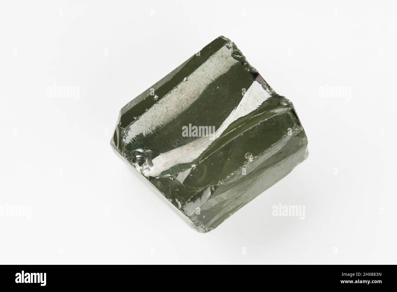 Raw green cubic zirconia Stock Photo Alamy