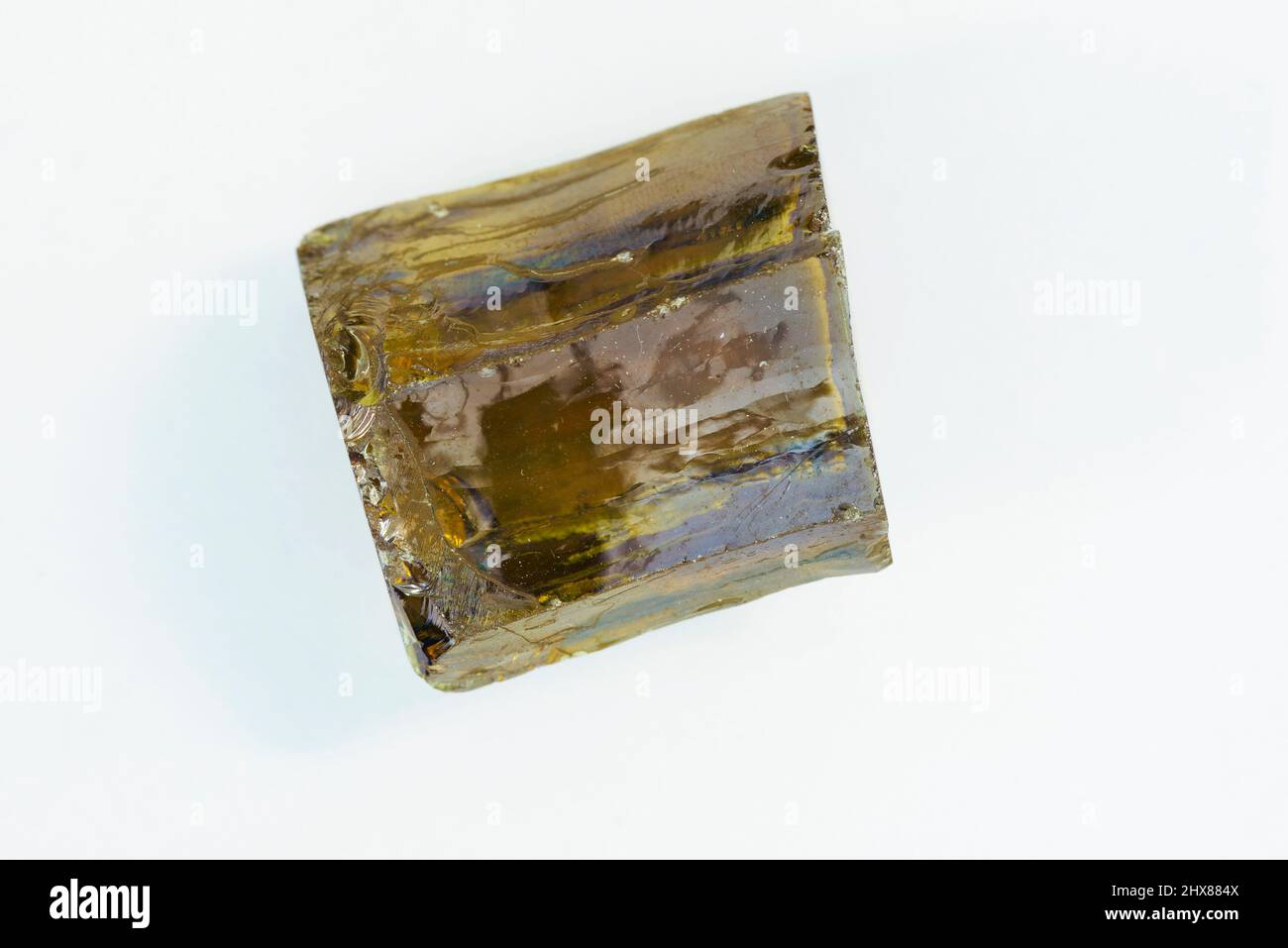 Raw yellow cubic zirconia Stock Photo Alamy