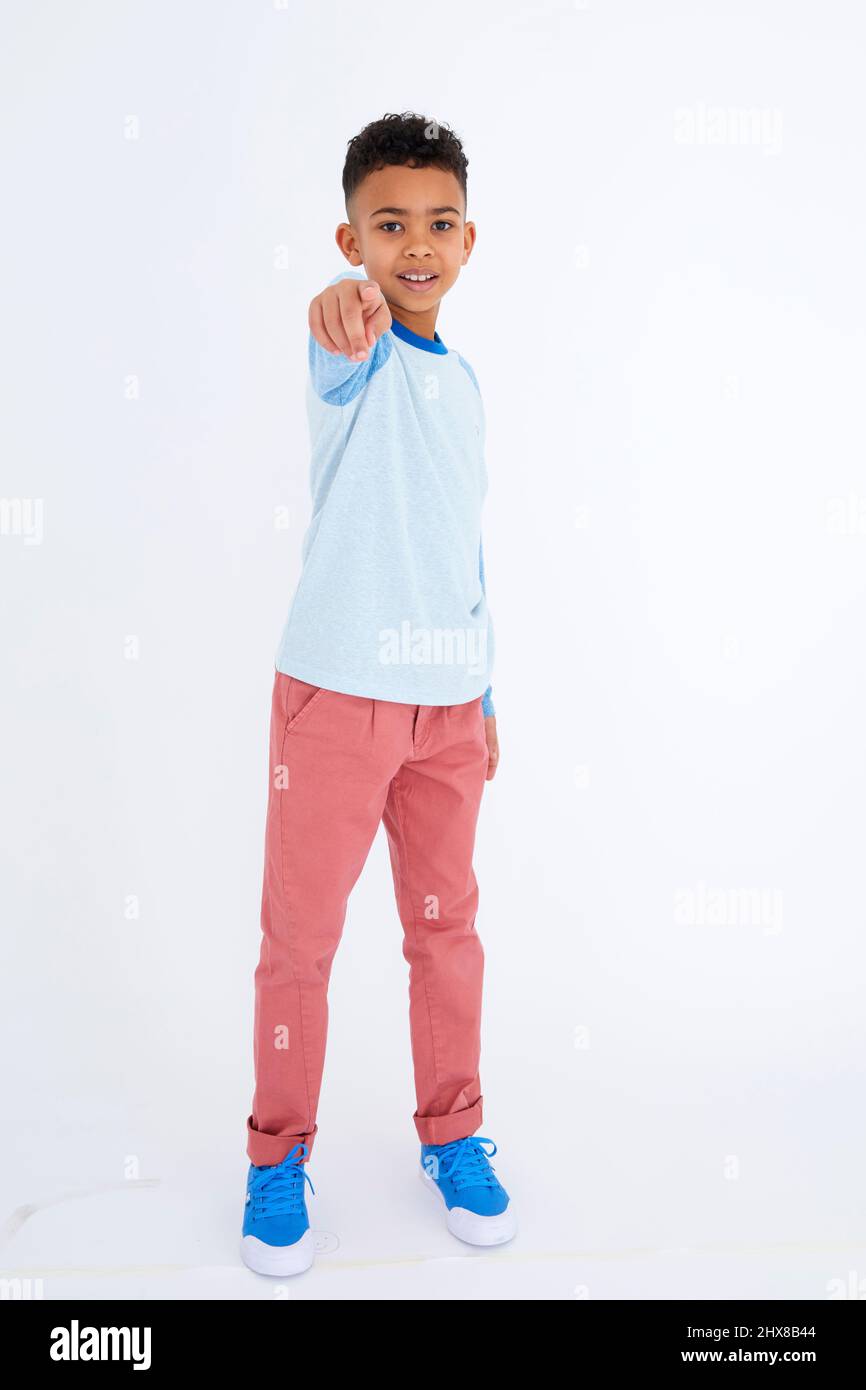 Boy blue t shirt hi-res stock photography and images - Alamy