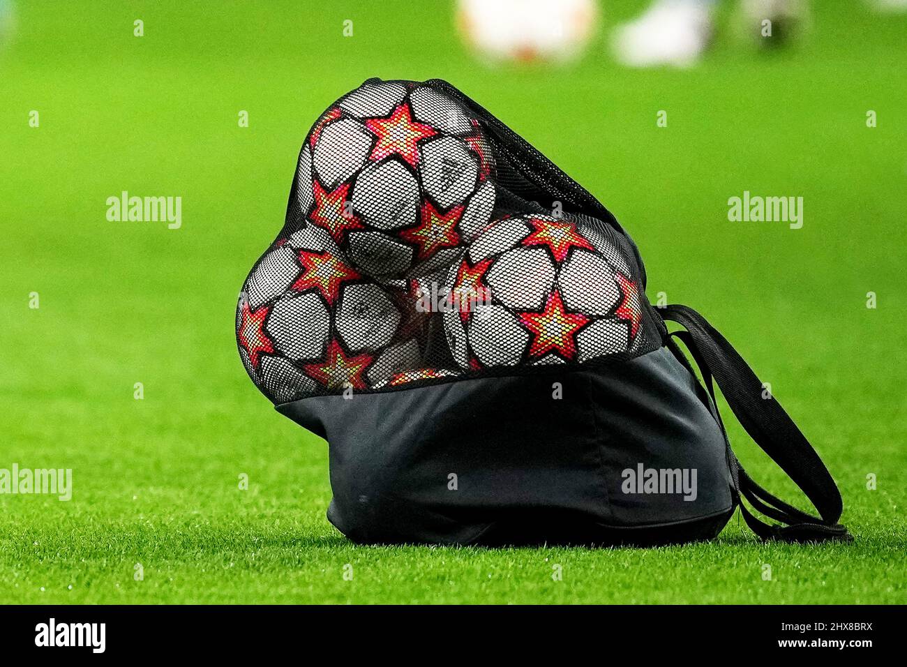 UEFA Champions League official balls during the UEFA Champions League