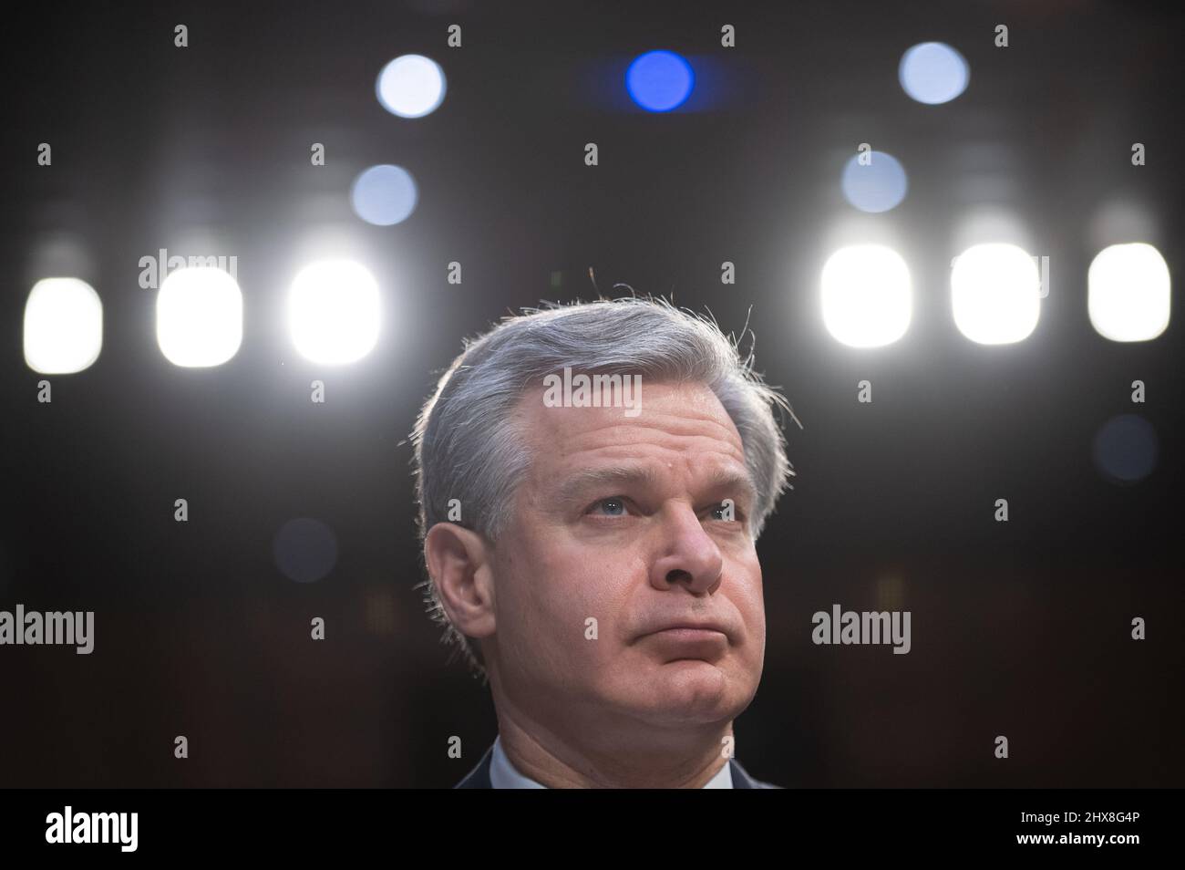Washington, USA. 10th Mar, 2022. Federal Bureau of Investigation Director Christopher Wray