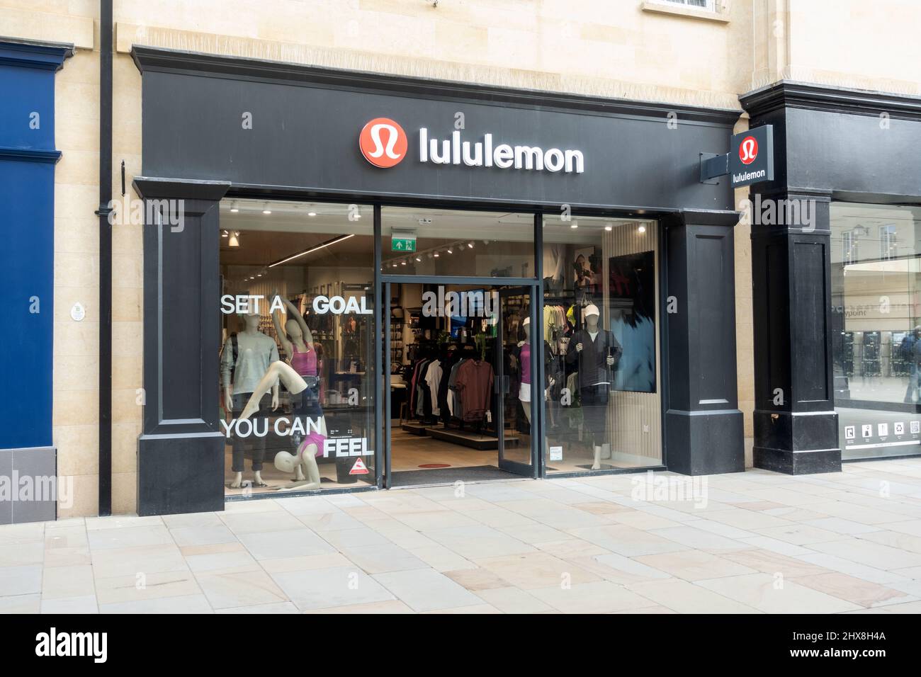 Lululemon athletic clothing store in Kings Road, Chelsea, London