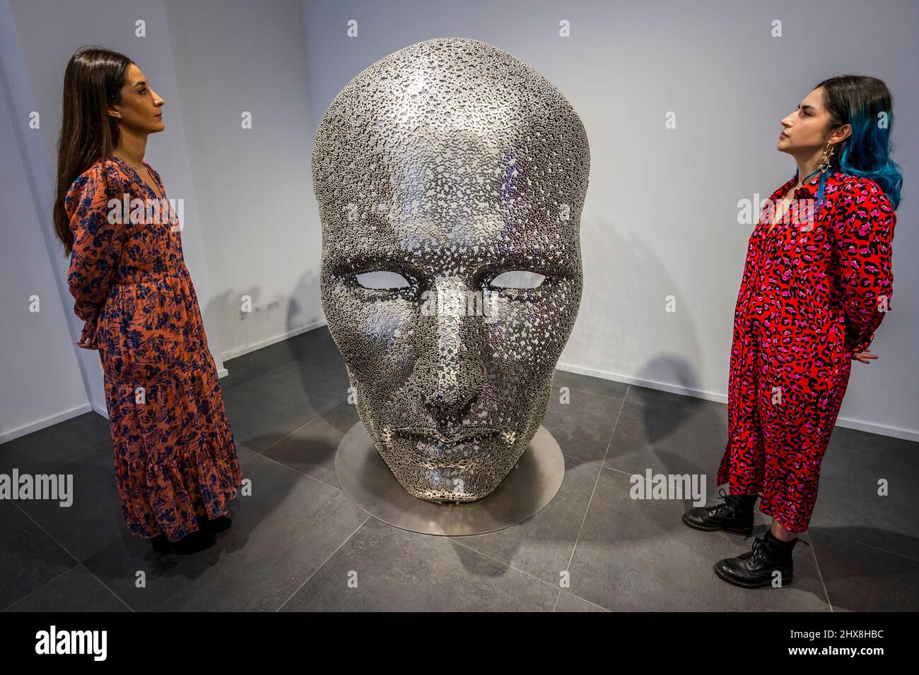 London, UK. 10th Mar, 2022. Korean Art - Cultivating the Unexpected, a group show tat Opera Gallery, New Bond Street. It brings together five Korean contemporary artists: Cho Sung-Hee, Chun Kwan-Young, Jae Ko, Yoo Bong Sang and Seo Young-Deok. Credit: Guy Bell/Alamy Live News Stock Photo