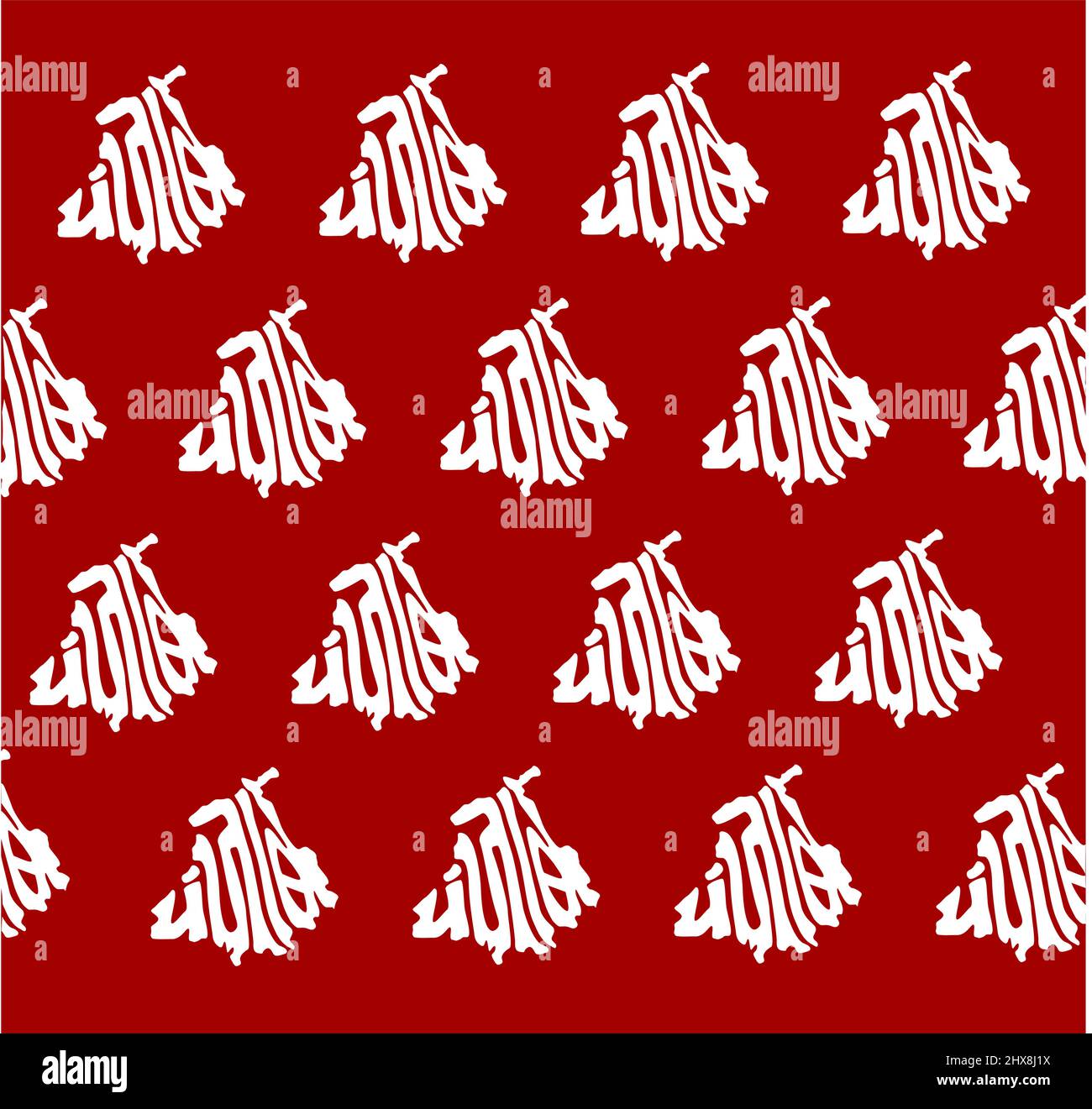 Punjab map lettering in Hindi text pattern. punjab typography map pattern. Stock Vector