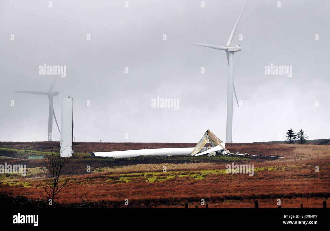 The village of Gilfach Goch near Tonyrefail, which is suurounded by