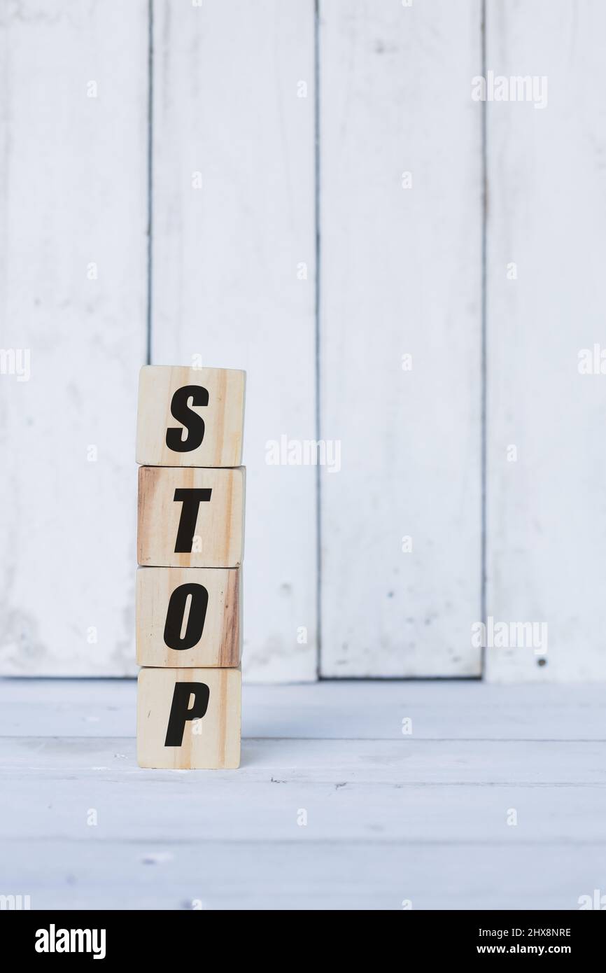Stop the blocks hires stock photography and images Alamy