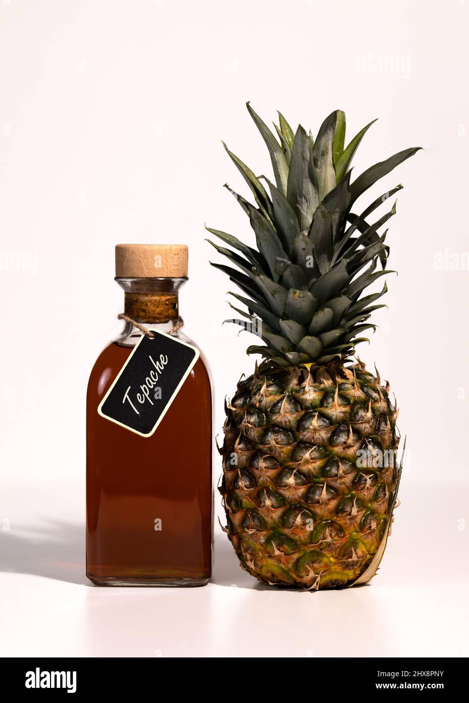 Tepache Mexican Fermented Pineapple Drink. Home-brewed effervescent ...