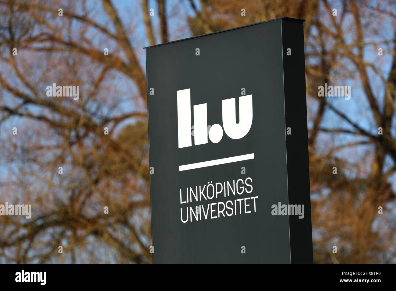 Linköping University in the city of Linköping, Sweden. Stock Photo