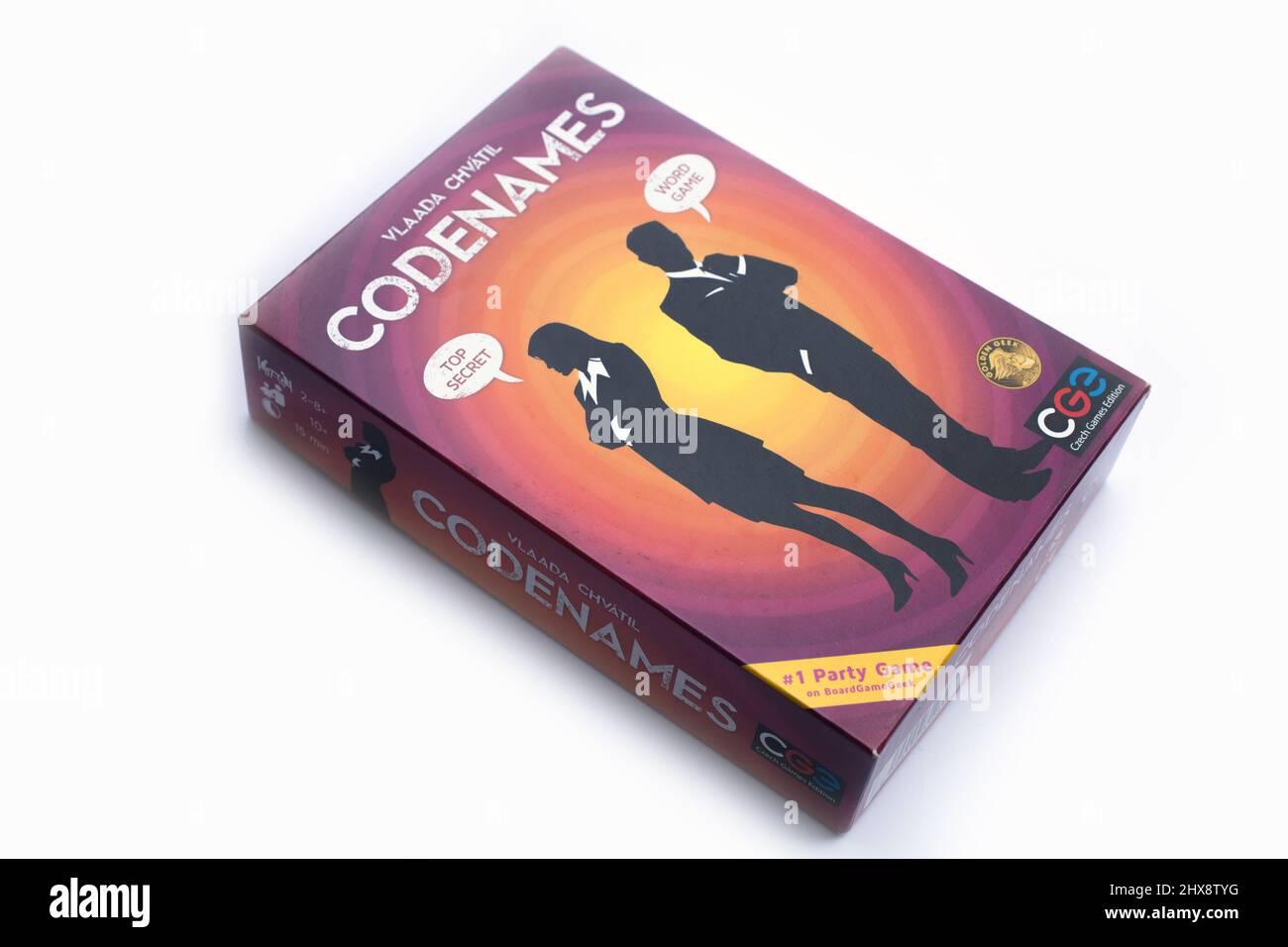 The board game, Codenames Stock Photo