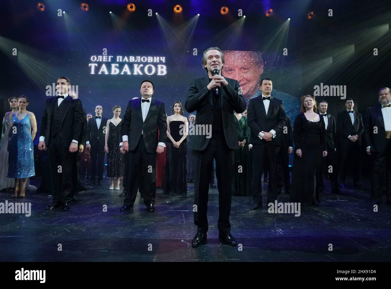 February 28, 2022. Russia, Moscow. Concert to mark 35th anniversary