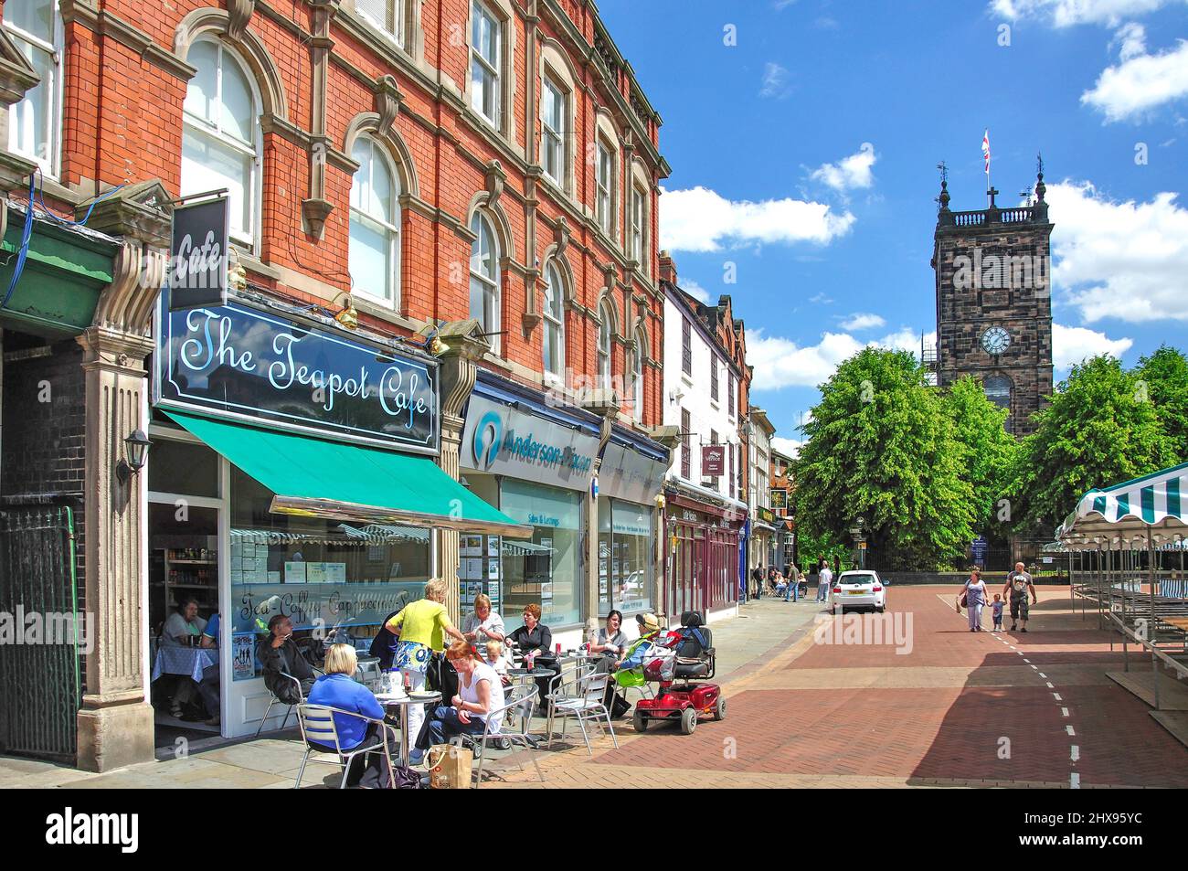 Market Square, Burton upon Trent, Staffordshire, England, United Kingdom Stock Photo