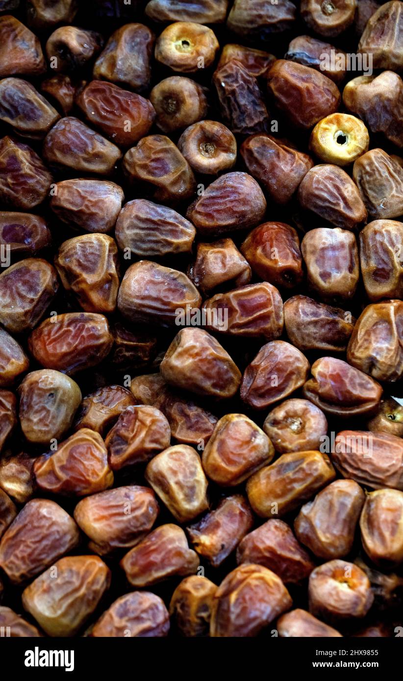 Fresh dates in a market Doha QATAR Stock Photo Alamy