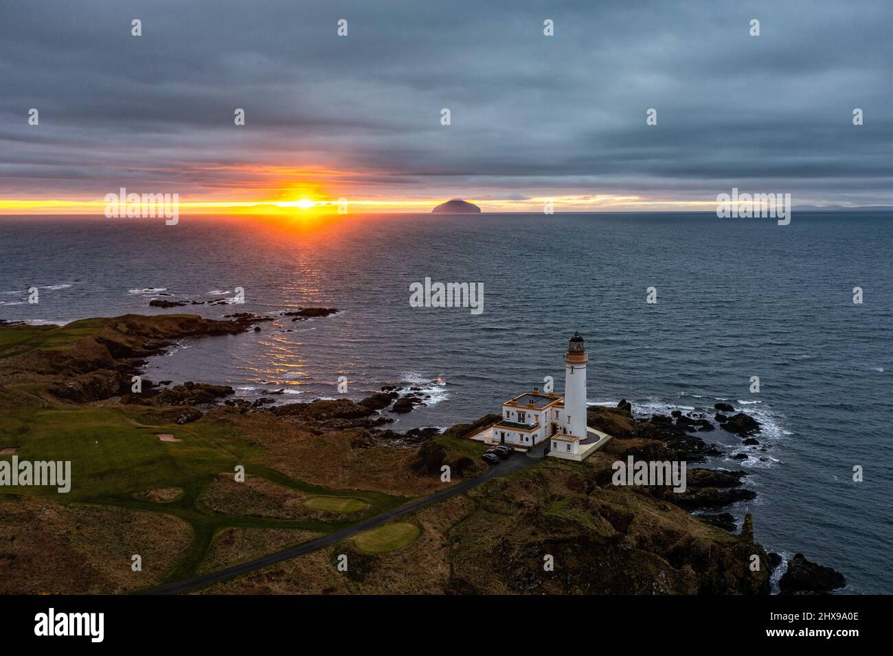 Turnberry Lighthouse, Turnberry, Ayrshire, Scotland, UK Stock Photo