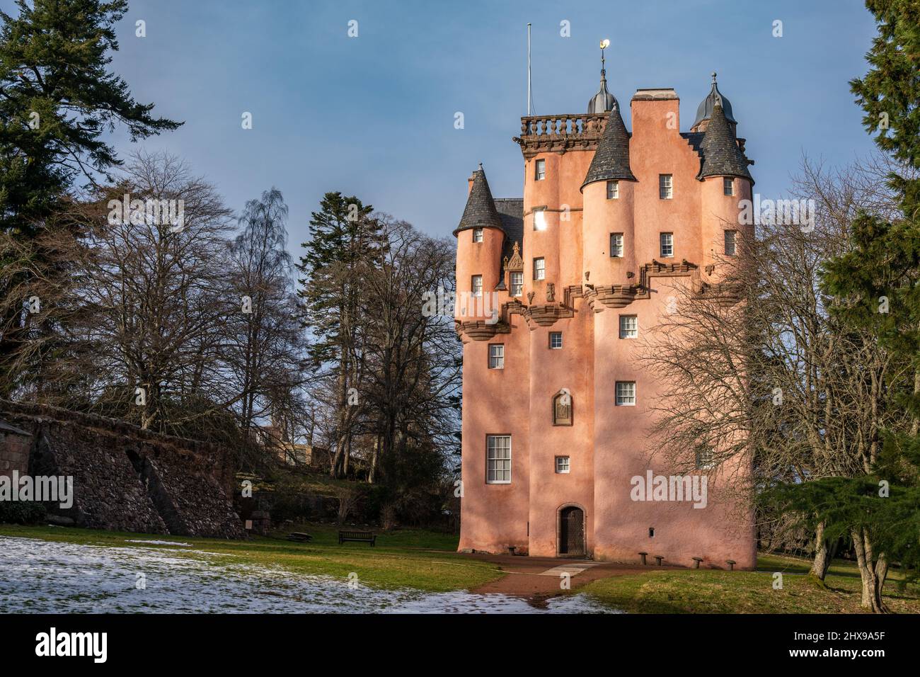 Craigievar Castle,  Alford, Aberdeenshire, Scotland, UK Stock Photo