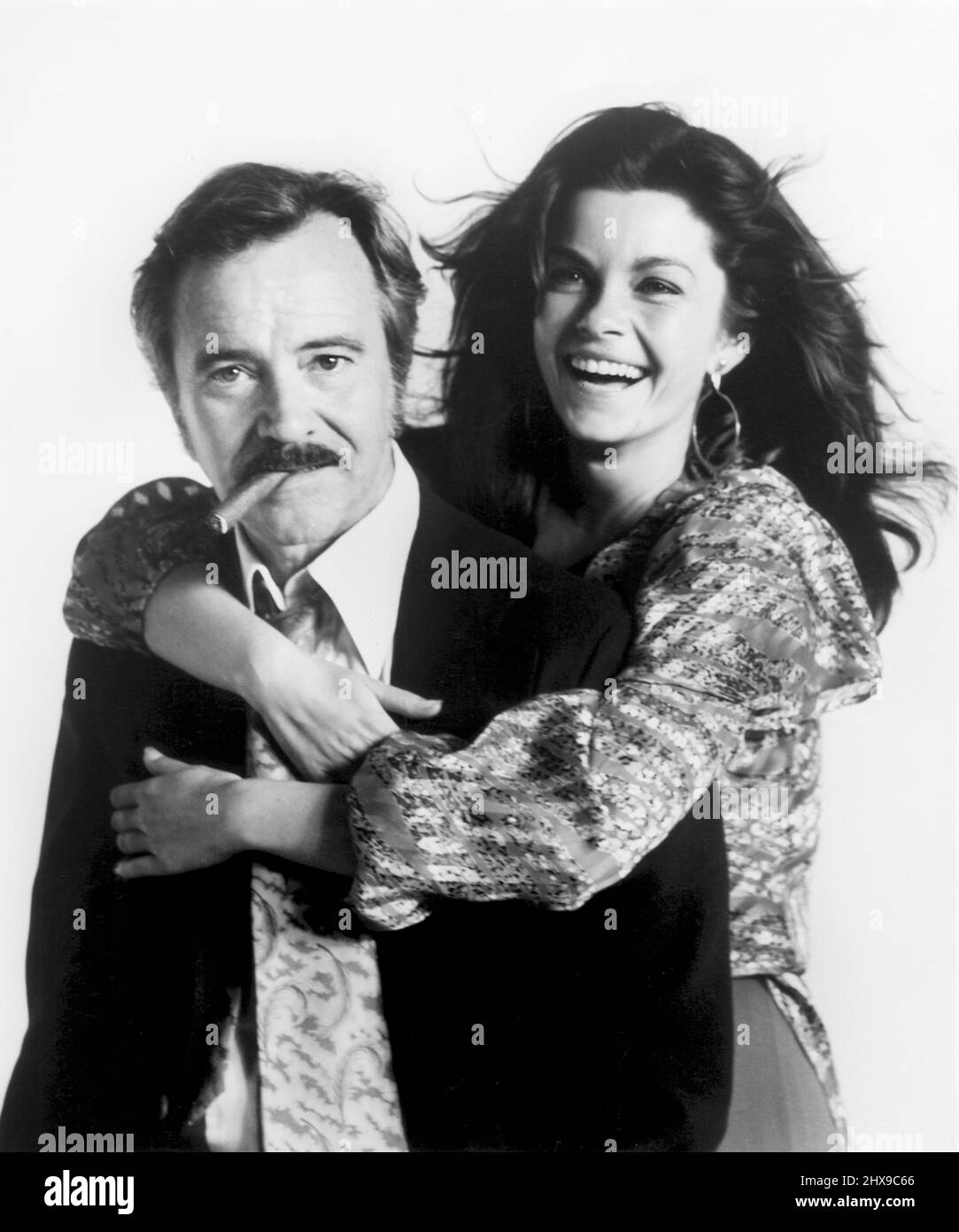 Genevieve Bujold, Jack Lemmon, Publicity Portrait for the Film, 'Alex & The Gypsy', 20th Century-Fox, 1976 Stock Photo