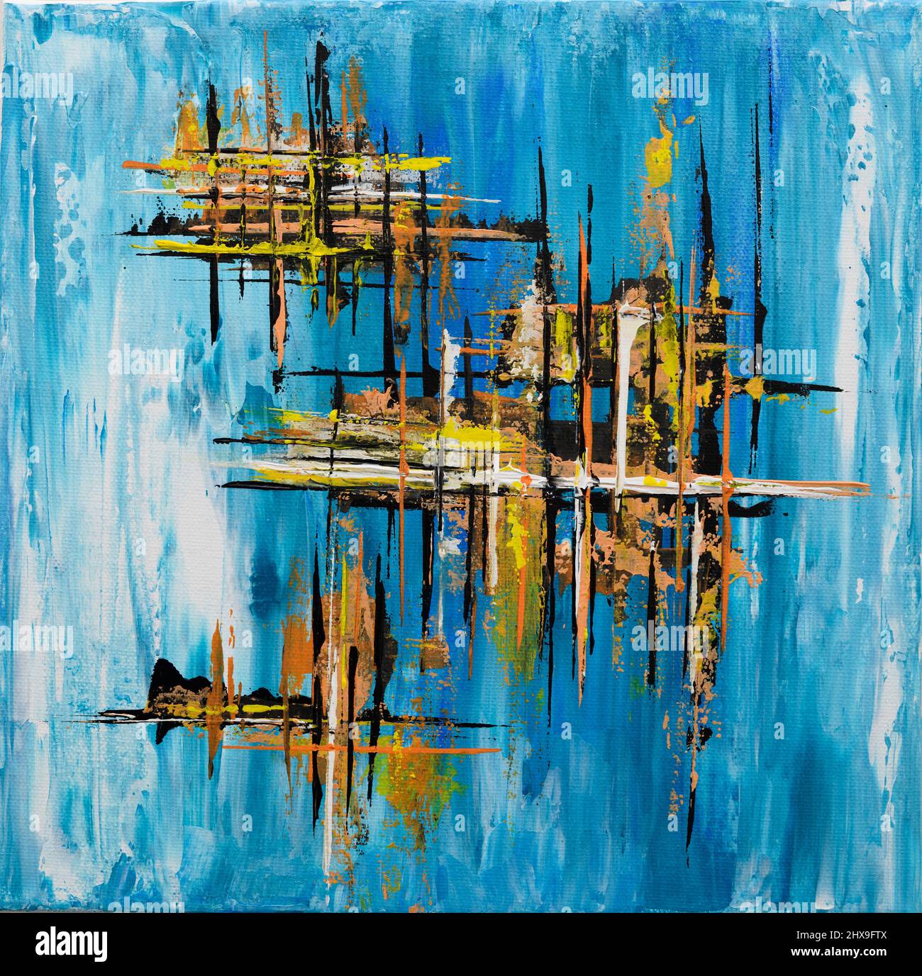 Abstract acrylic painting hi-res stock photography and images - Alamy