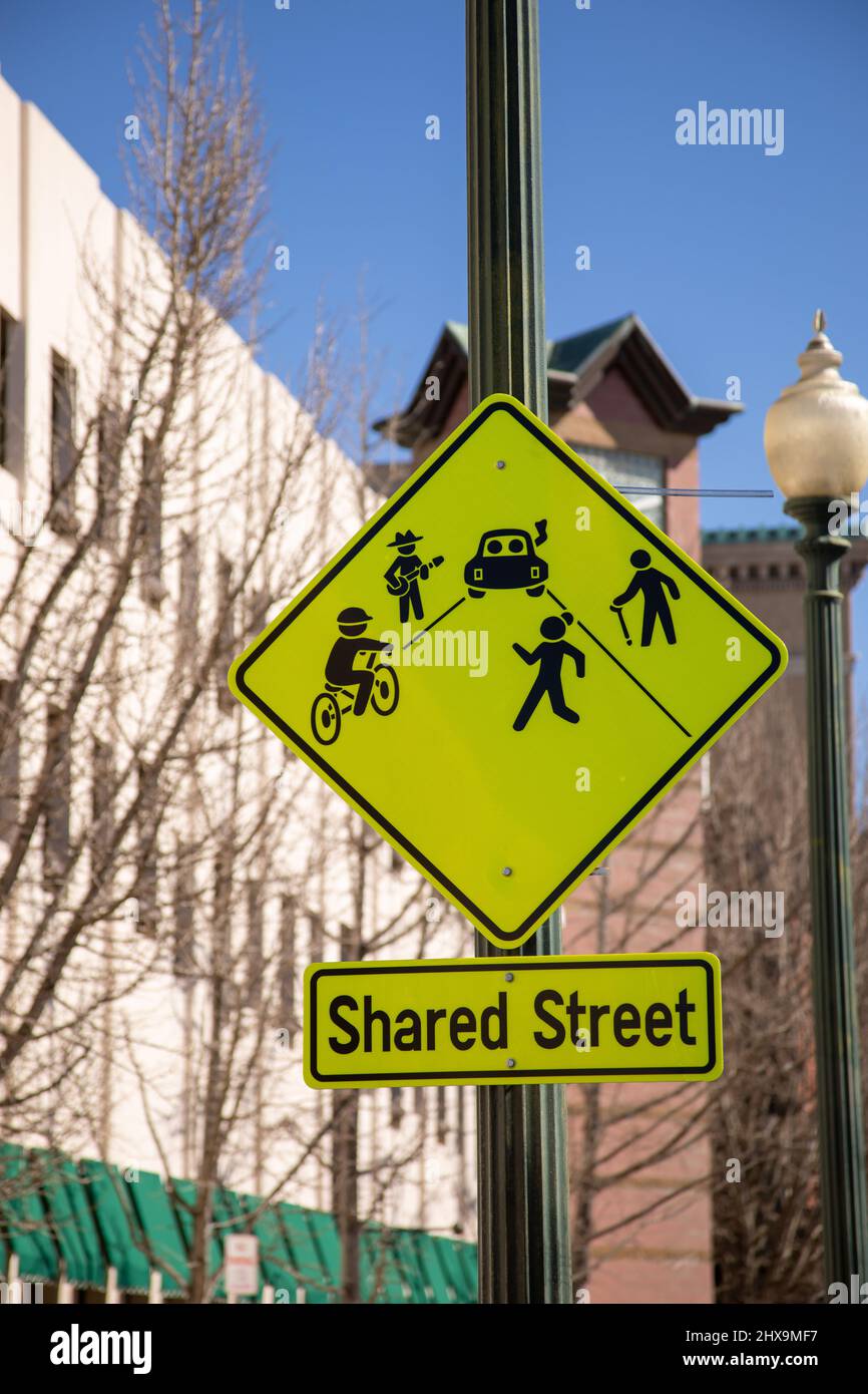 Asheville, North Carolina, USA February 28, 2022 Sign demonstrating