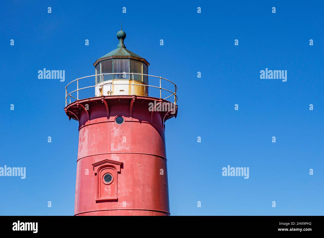 Little Red Lighthouse, Fort Washington Park, New York City, New York, USA Stock Photo