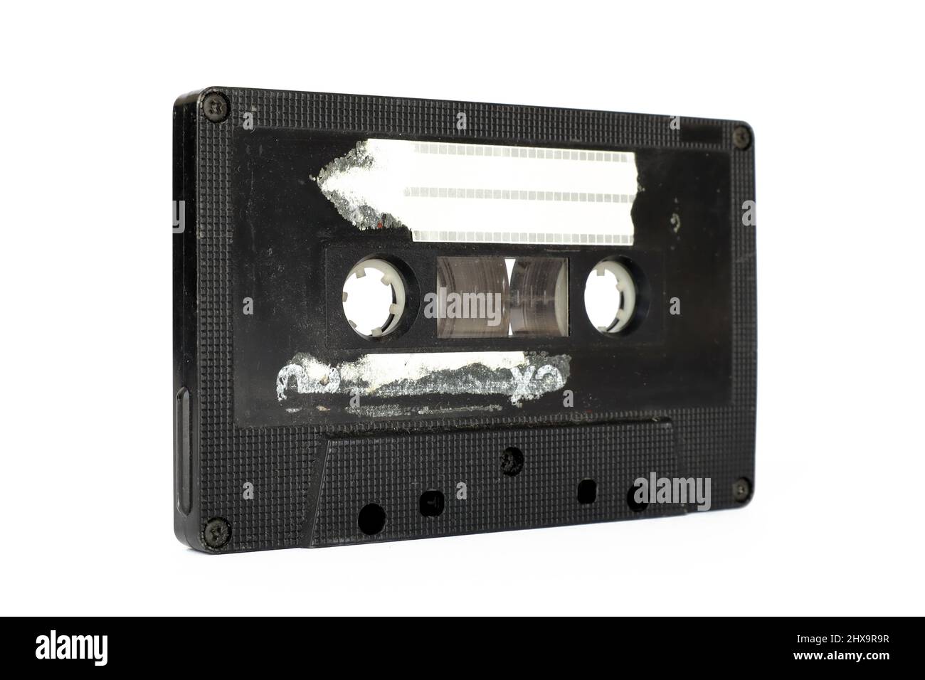 Vintage Cassette tape isolated on a white background Stock Photo - Alamy