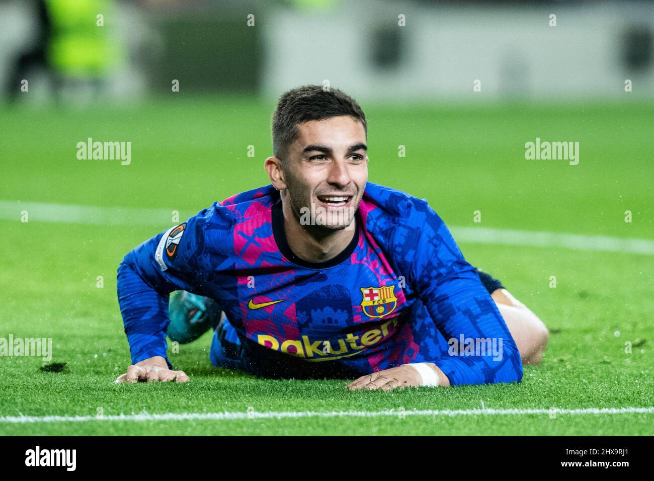 Barcelona, Spain. 10th Mar, 2022. 10th March 2022 ; Nou Camp, Barcelona, Spain: Europa league football, FC Barcelona versus Galatasaray; 19 Ferran Torres of FC Barcelona looks on from the pitch Credit: Action Plus Sports Images/Alamy Live News Stock Photo