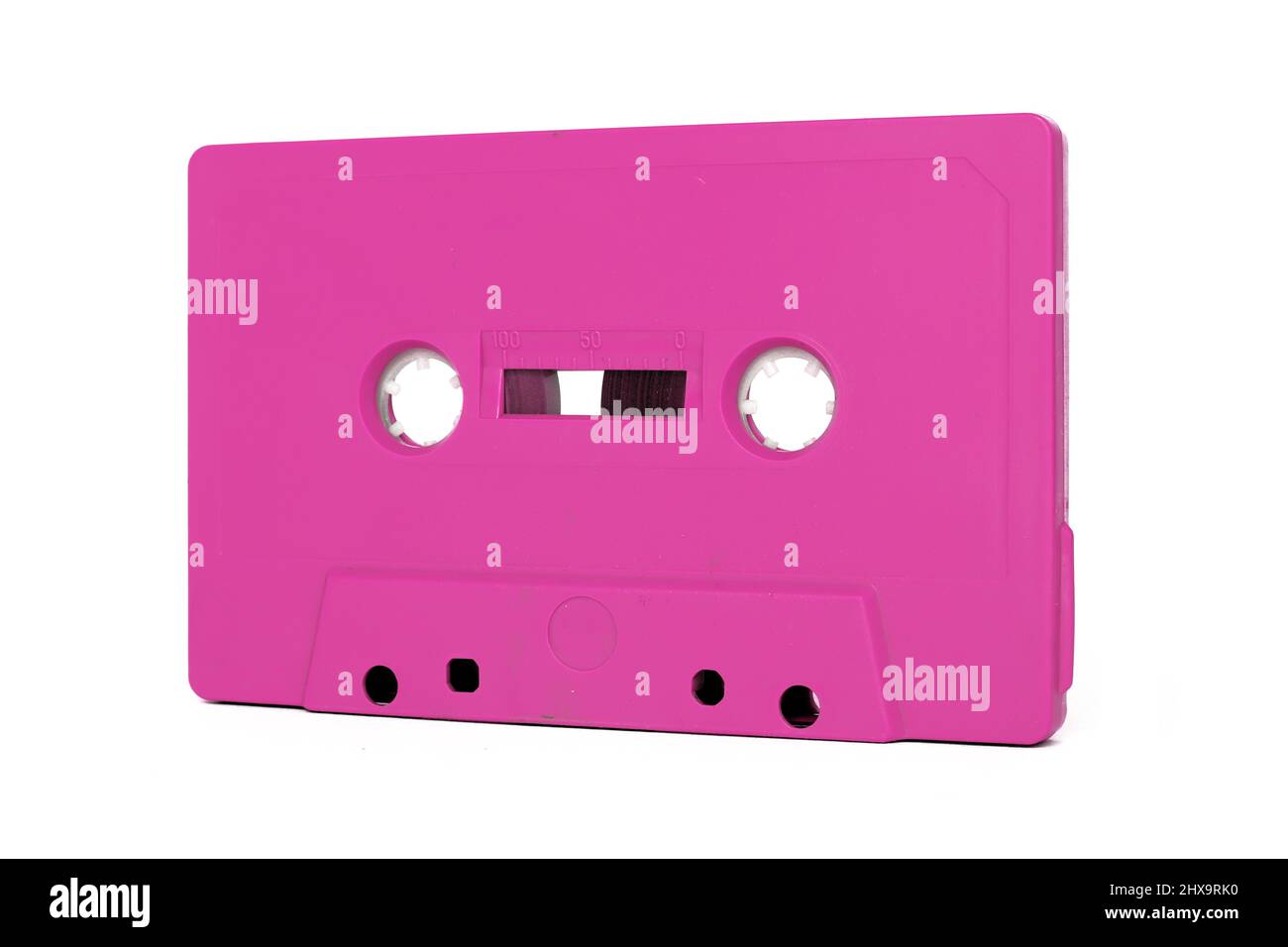 Vintage Cassette tape isolated on a white background Stock Photo - Alamy