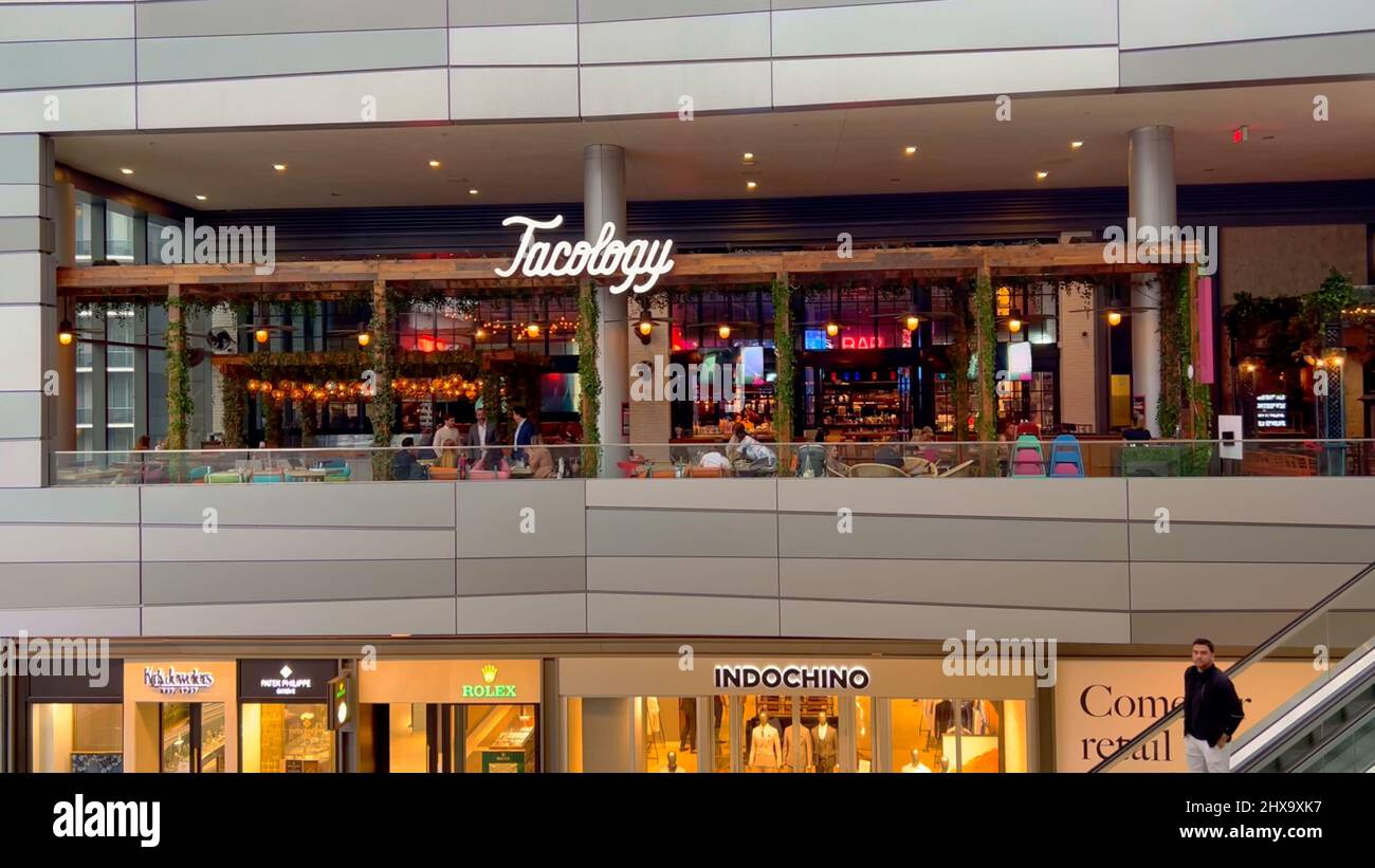 Bar and restaurant at the Brickell City Centre in Miami Downtown