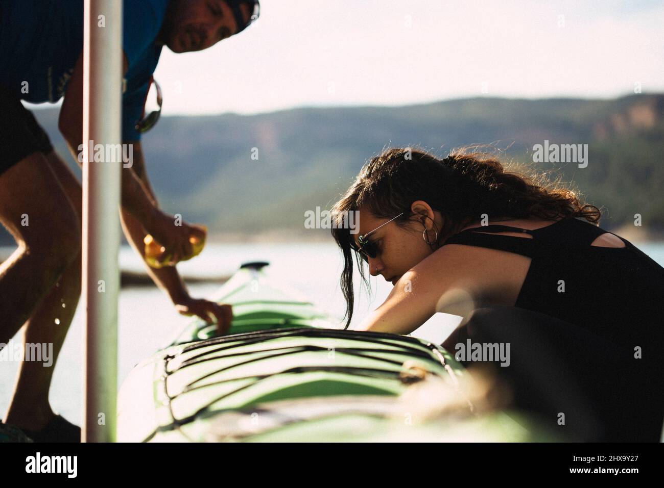 Man woman workers on hi-res stock photography and images - Alamy