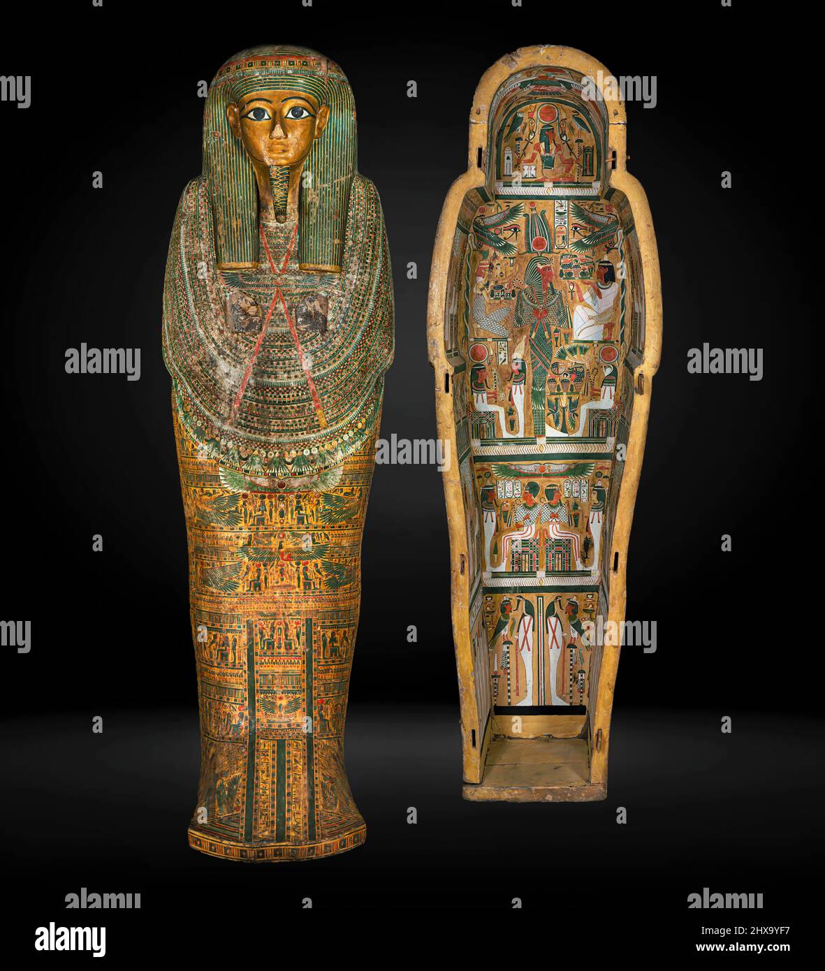 Coffin of Bakenmut c. 1000â€“900 BC Stock Photo