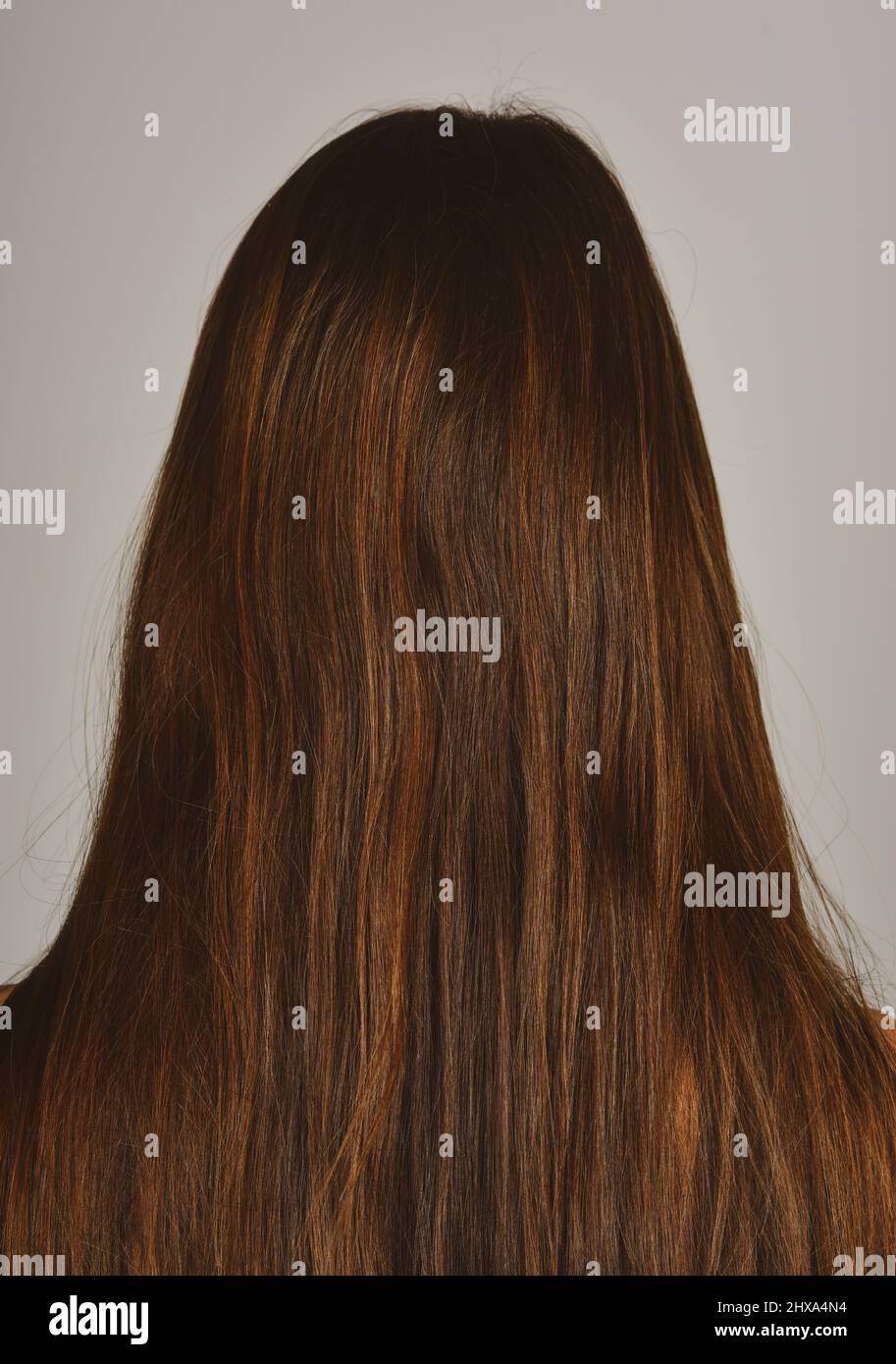 straight hair tumblr back view