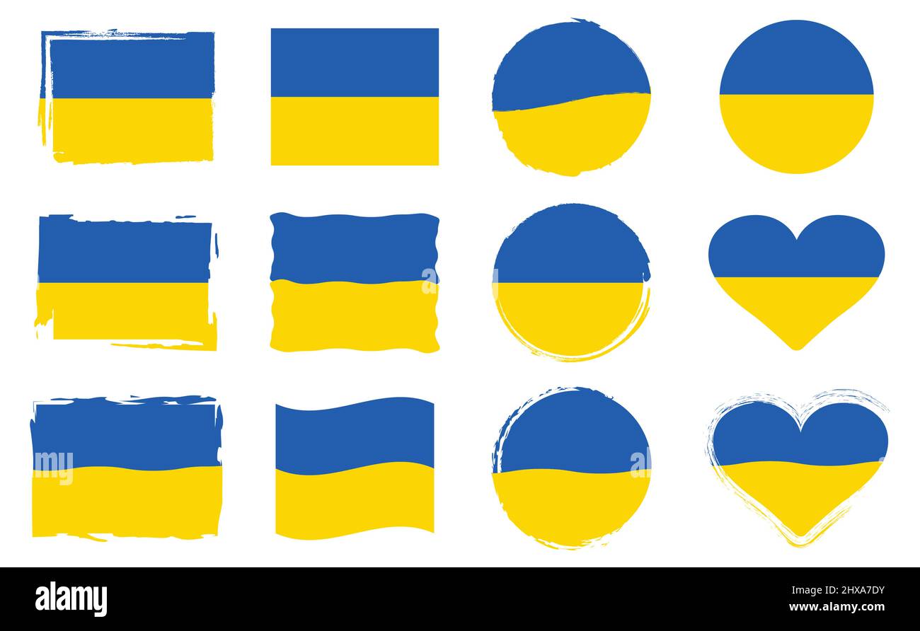 Ukraine Flag Symbol Ukraine Flag Symbol